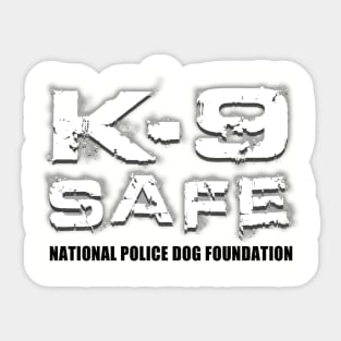 K-9 Safe Sticker